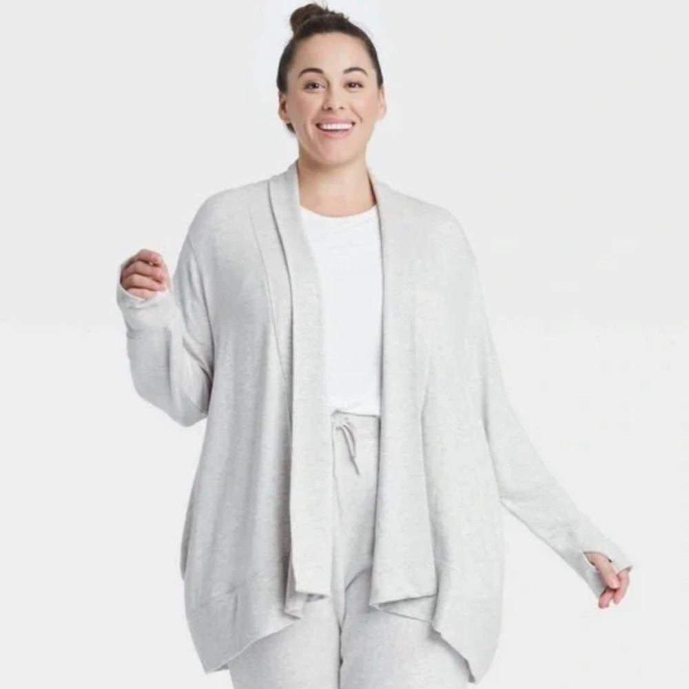 All In Motion Women’s Gray Open Front Cardigan